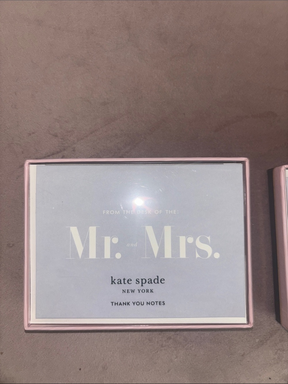 Kate Spade Wedding Thank you Notes cards
